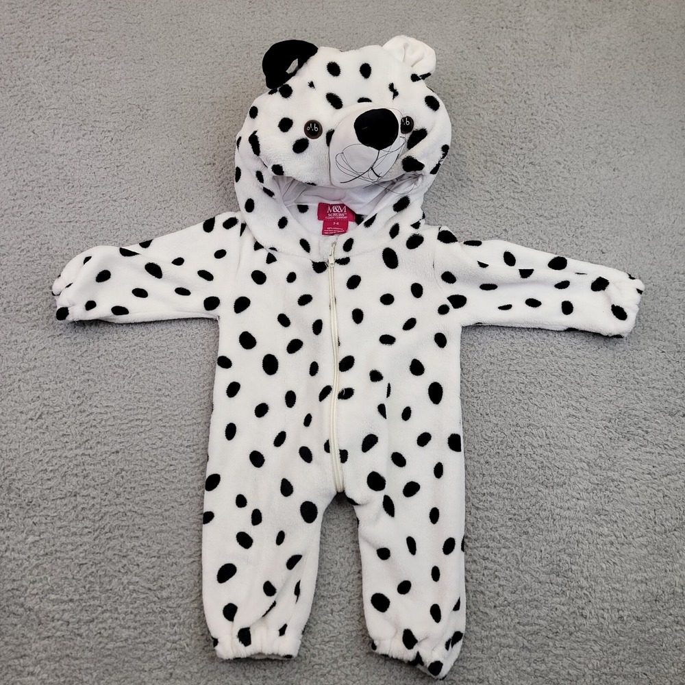 HALLOWEEN LEOPARD COSTUME SZ 12-18 months warm fleece M&M Scrubs Classic Comfort